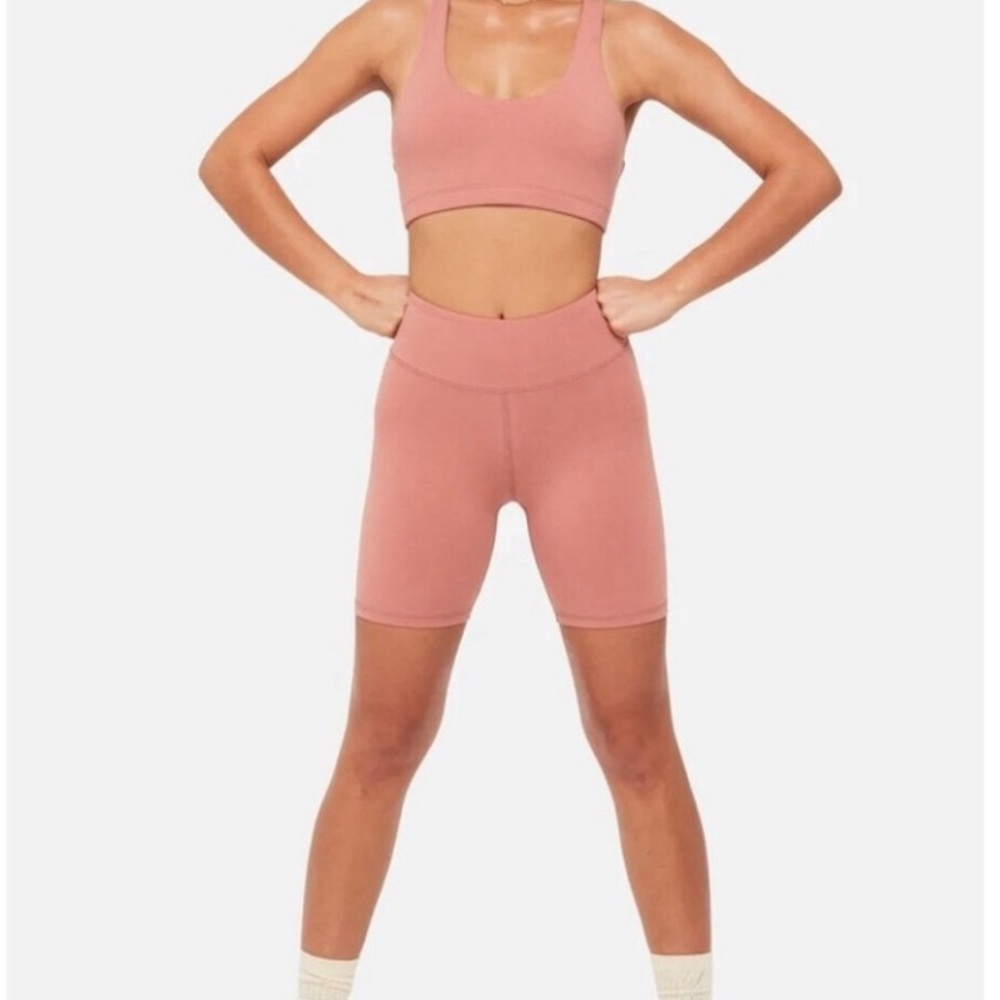 MATE the Label Women's Dusty Rose Bike Shorts - Picture 3 of 8